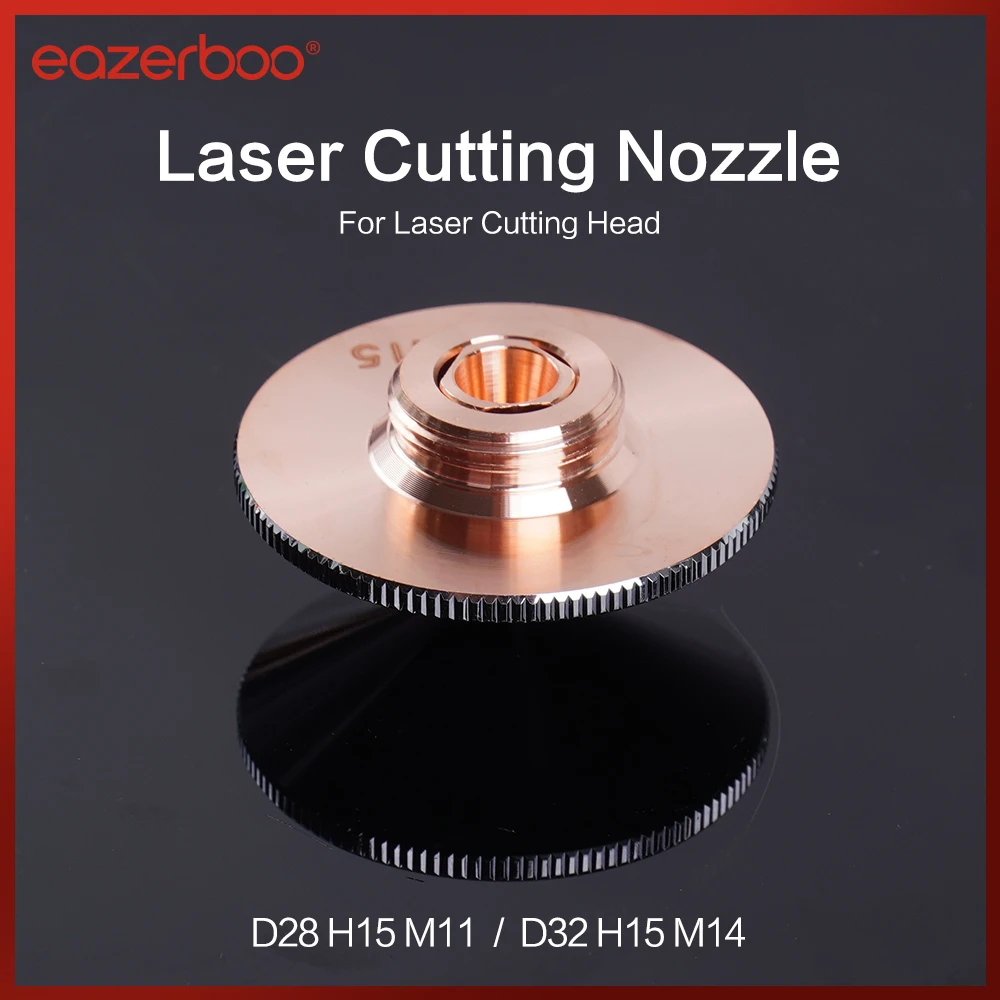 

Лазерная режущая насадка D28 M11 H15, одинарная/двойная, хромированная, 1.0, 1.5, 2.0, 2.5, 3.0 мм для лазерных головок Raytools, Precitec, WSX, Bodor