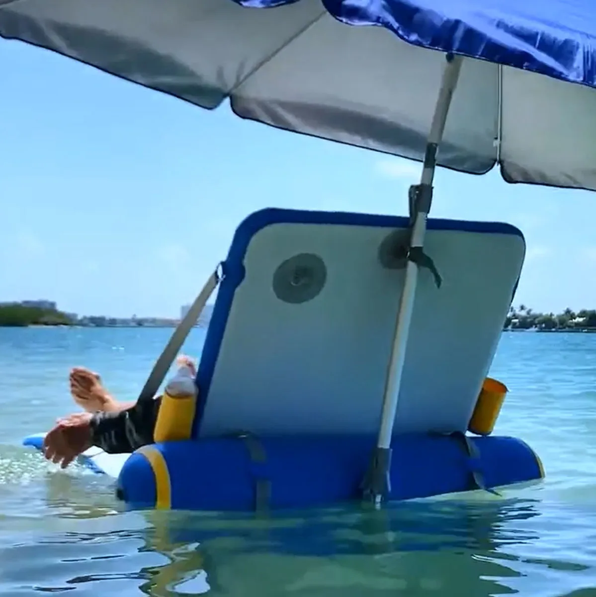 تصميم جديد لتأجير حفلات المياه منصة عائمة قابلة للنفخ لجزيرة الترفيه لقضاء عطلة الصيف #3