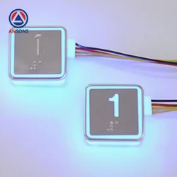 BS34D XHB-S34D-A03 XHB-S34D-A02 XIZI OTIS Elevator Button Stainless Steel Ansons Elevator Spare Parts