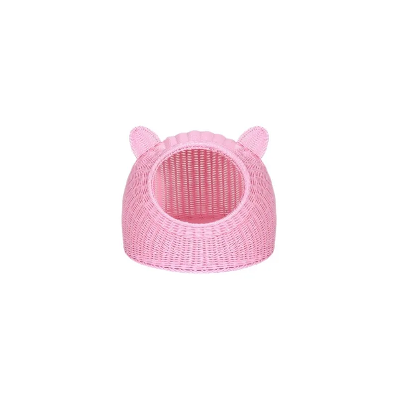 Rattan cat litter, kennel, pet litter, hand-woven, washable rattan cat litter, universal in all seasons