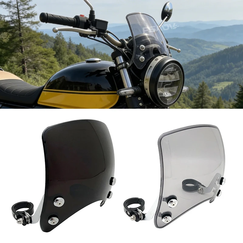 

Adjustable Windshield Windscreen For 39mm-41mm forks For Sportster XL 1200 883 72 48 Iron 2004-2023 2020 2021 2022 Motorcycle