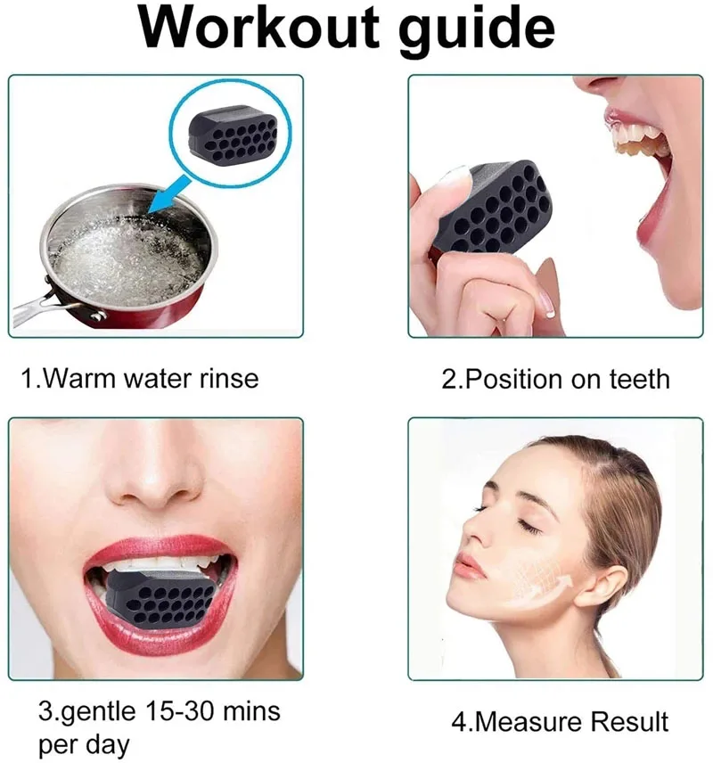 40/50/60LB JawLine Exerciser Ball Facial Jaw Muscle Trainer Facial Exerciser Face And Neck Chin Cheek Lifting Fitness Equipment