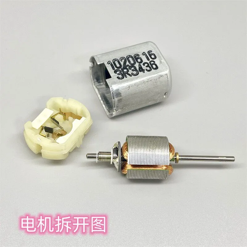 1pcs JOHNSON 1020616 Mini 280 Electric Motor DC 12V-24V 24mm Metal Brush Plastic Worm Gear CCW for Car Door Lock Rearview Mirror