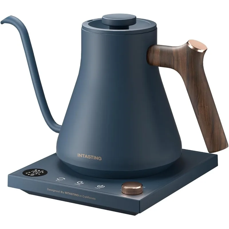 

Electric Kettles, INTASTING Gooseneck Electric Kettle, ±1℉ Temperature Control, Stainless Steel Inner, Quick Heating, for Pour