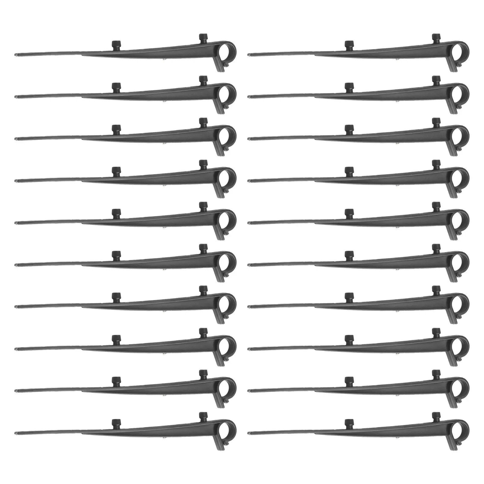 20pcs Gutter Clips Length 150mm For The Gutter Brush Plastic Products Gutter Guard Mesh Floor Nails Garden Tools Parts