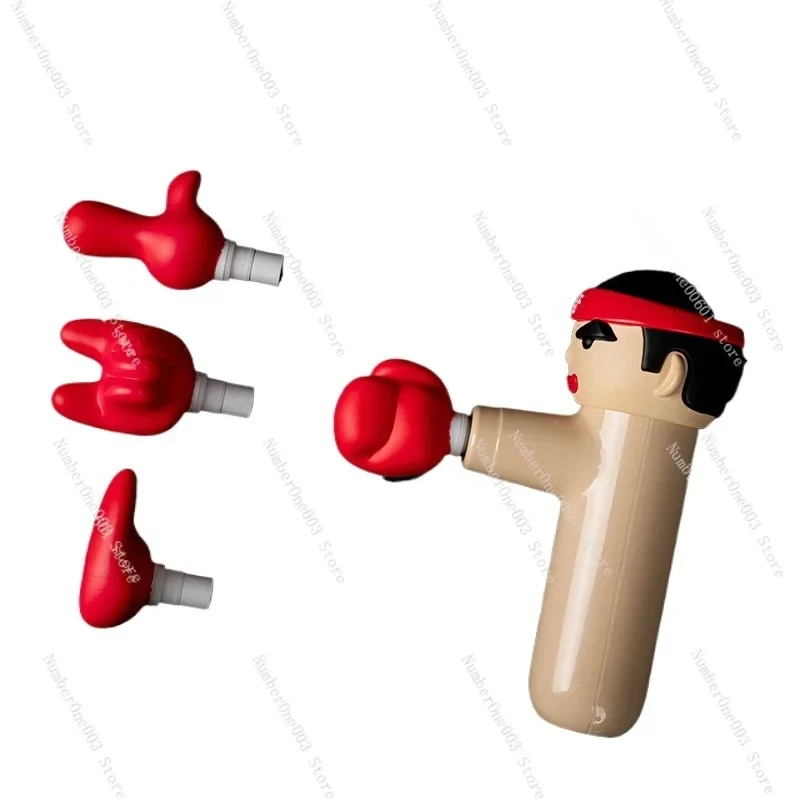 

Kung Fu Kid Trendy Play Super Mini Fascia Gun Muscle Relaxation Massager Neck Mask Gun