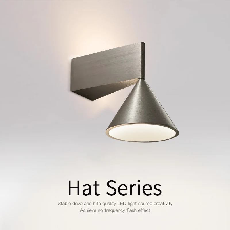 Modern Aluminum Wall Lamp Warm White Waterproof Outdoor Indoor Living Room Bedroom Modern Nordic Wall Lamp Garden Corridor