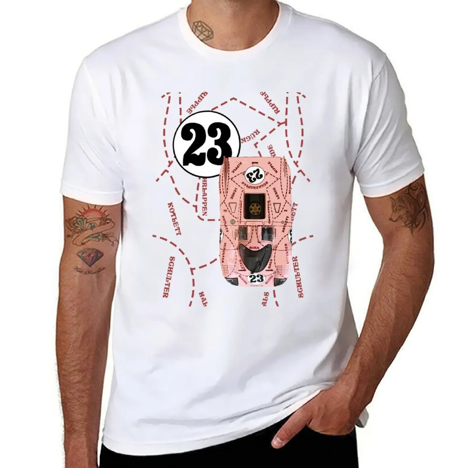 

917 Pink Pig 1971 Classic Racing Livery T-Shirt t shirts for man graphic vintage t shirt custom print T-Shirt
