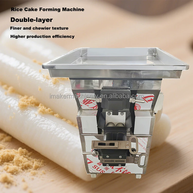 Hot Sale Commercial Korean Rice Cake Machine / Automatic Rice Cake Making Machine For Restaurant