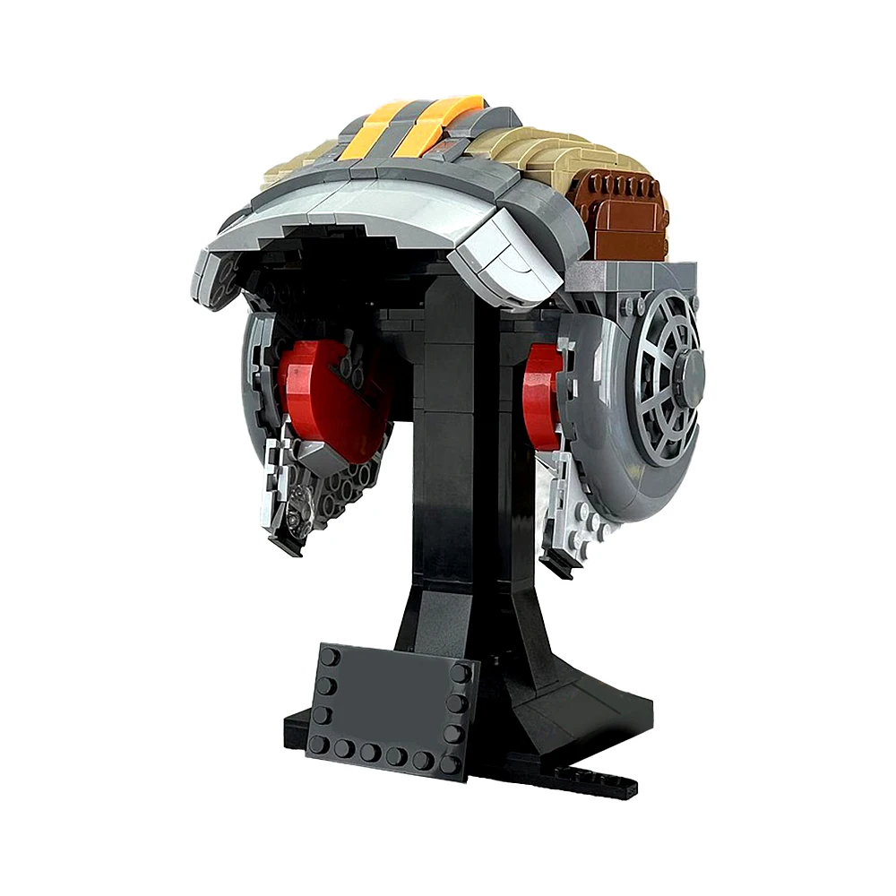 MOC Space War Bad Batch Helmet OMEGA Building Block Model Alien Squad Helmet Soldier Helmet Assembled Bricks Toys Ornament Gifts