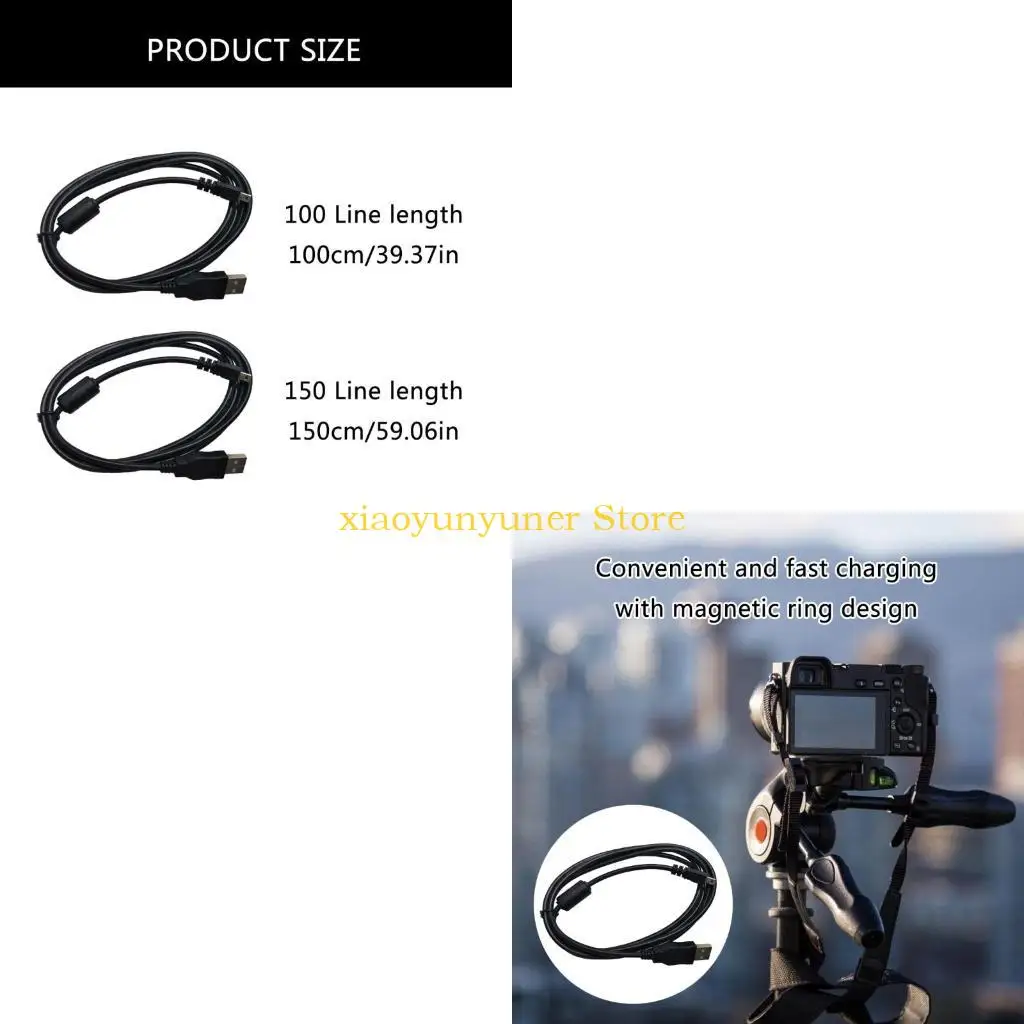 P9JB USB Charging Cable 8Pin for  Cybershot DSC W710 W730 W830 Cameras 1m/1.5m Length with Fast Data Transfer