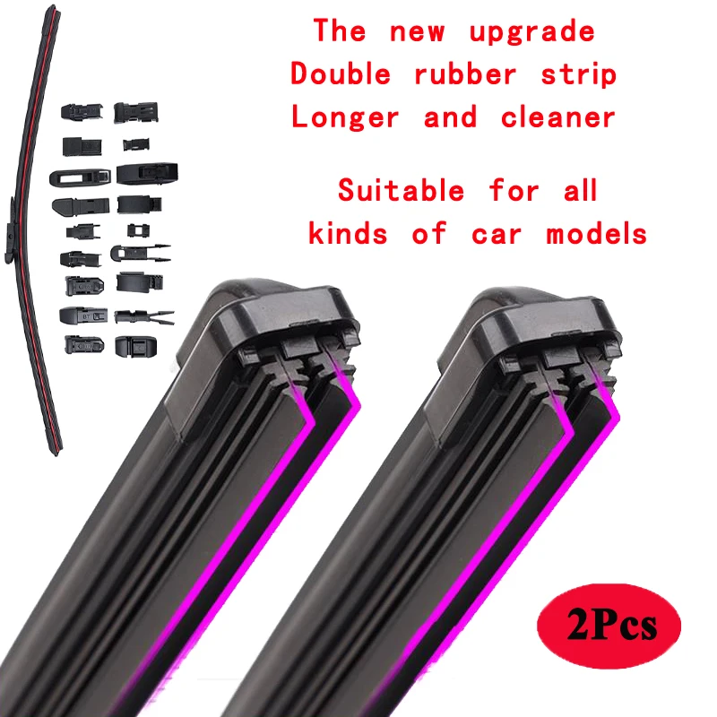 

For Great Wall Wingle 6 2014~2021 Wiper Blades Windshield Windscreen Boneless Frameless Rubber Replacement Cleaning Car Parts