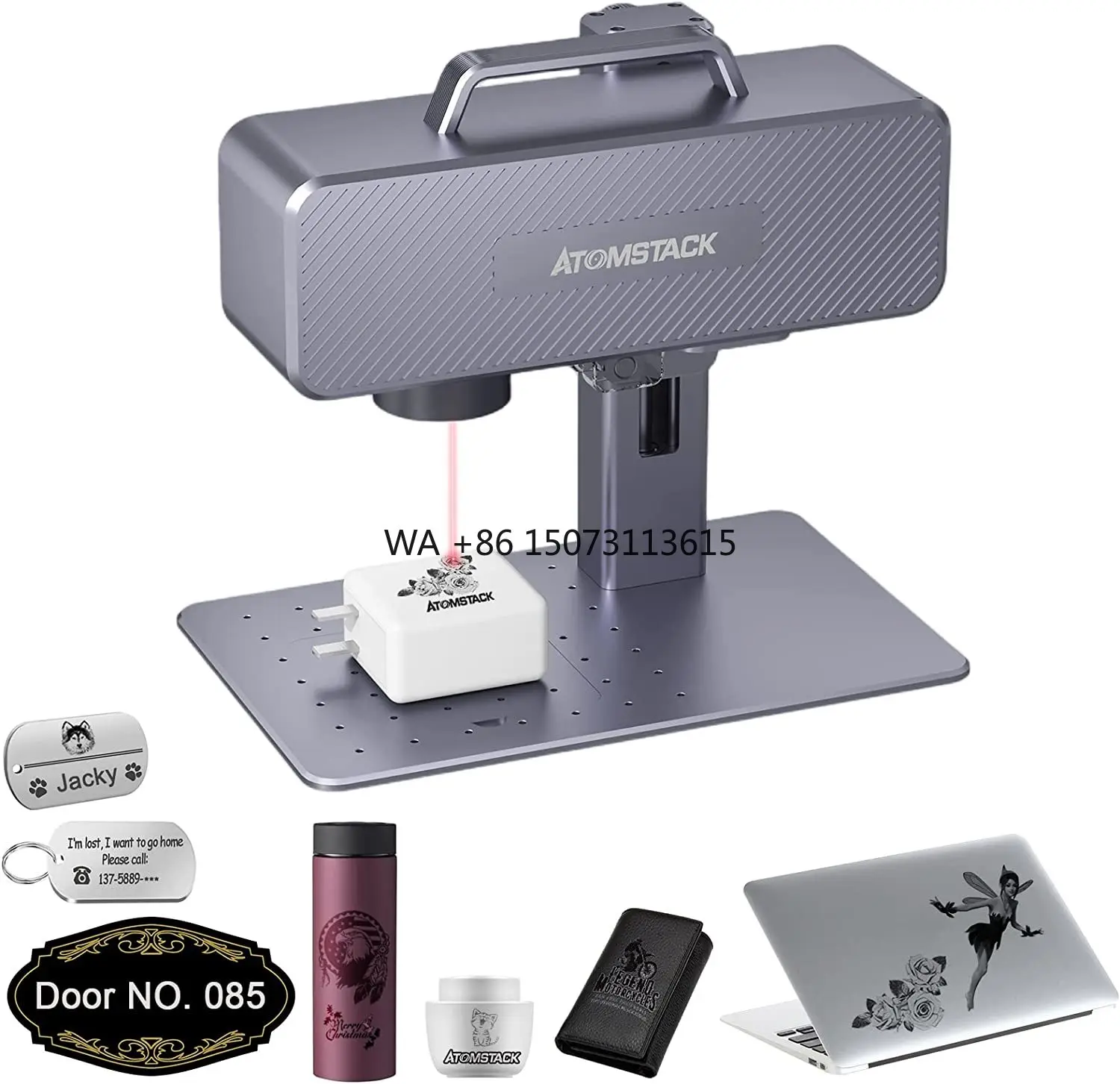 

ATOMSTACK M4 1064nm High Accuracy Desktop Handheld 2 in 1 Fiber Laser Ring Engraving Machine for Metal Jewelry Plastic