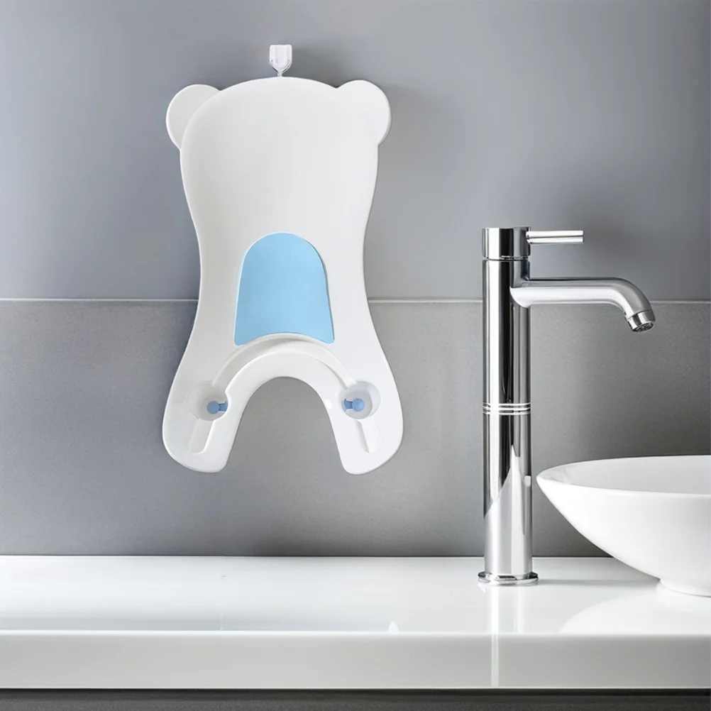 

Ergonomic Baby Wash Basin for Newborns Portable Infant Bath Tub Soft Support Cushion for Bathroom Counter Use Baby Wash Basin