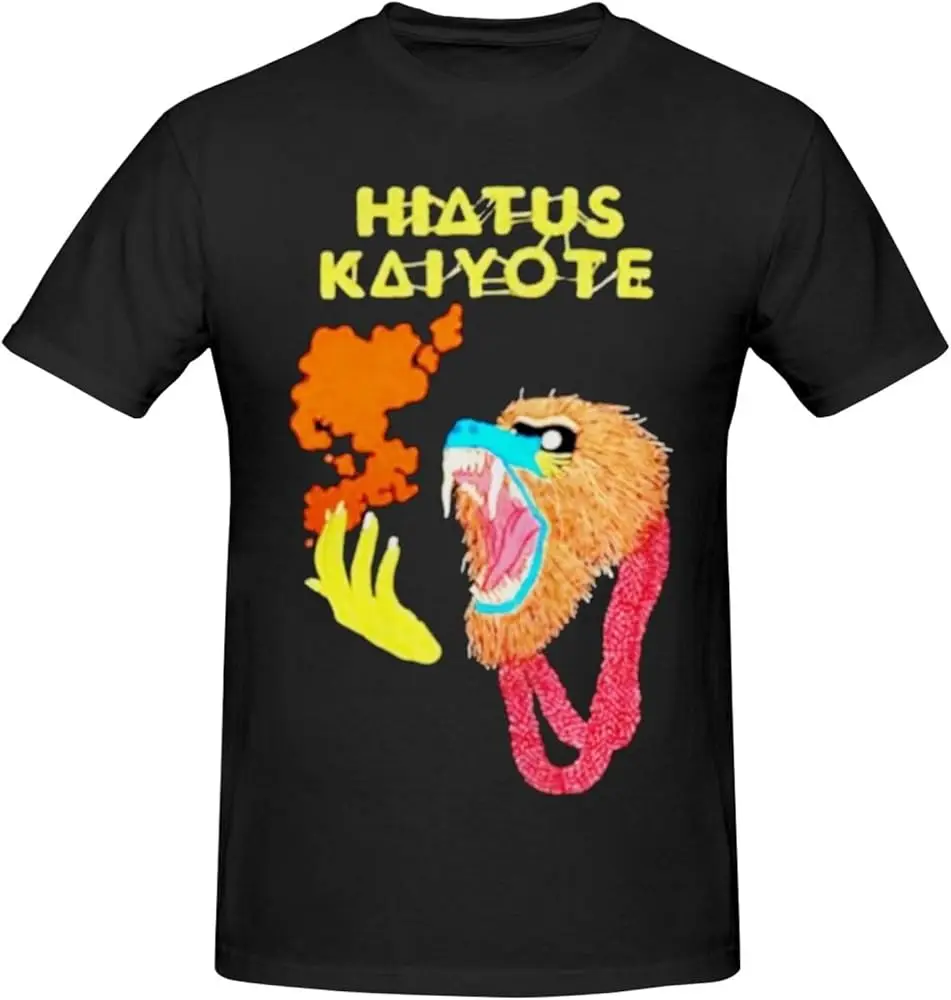 Hiatus Music Kaiyote Band T Shirt Man'S Fashion   Tee Summer Round Neck  Tshirt   High Quality 100%Cotton Short Sleeve