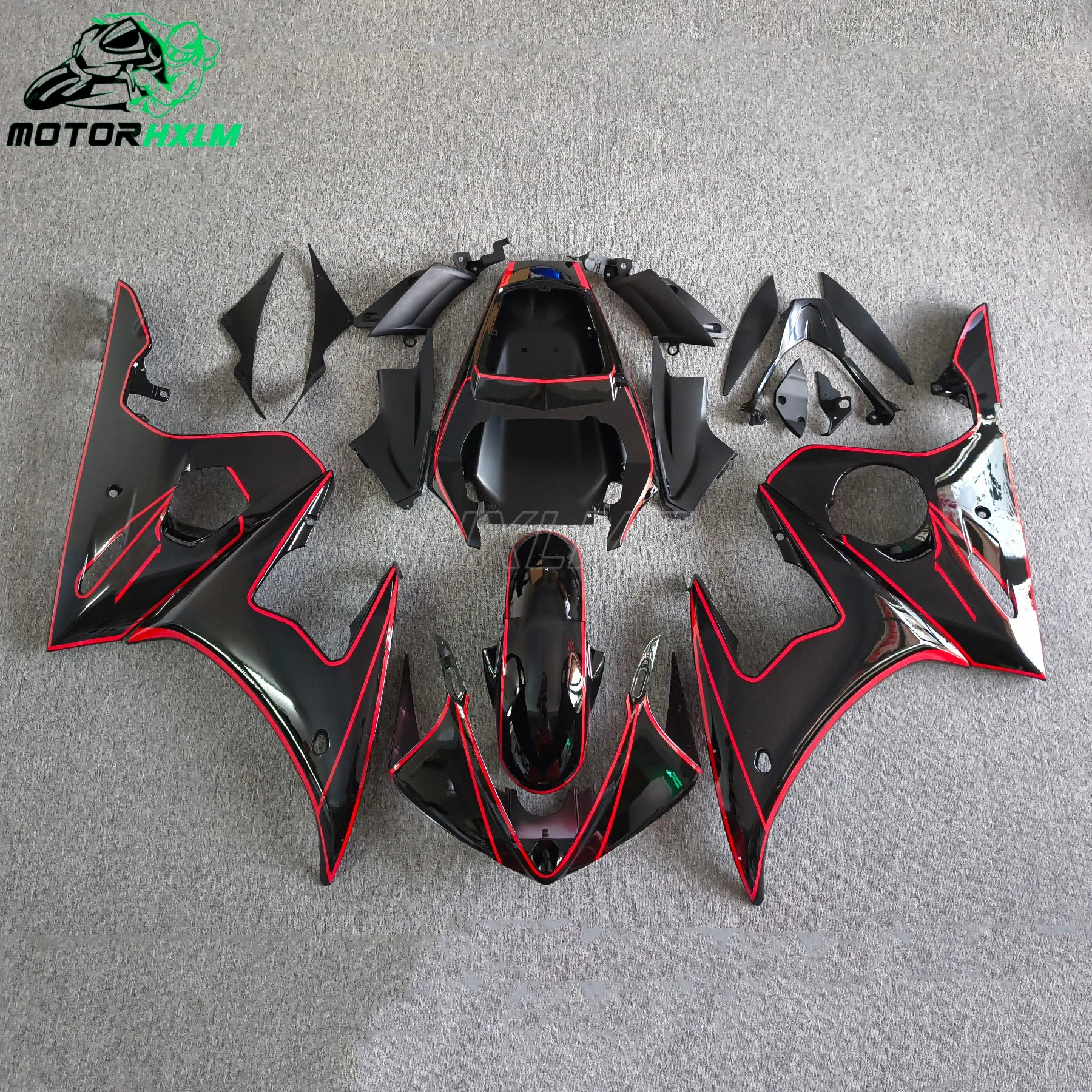 ABS High quality bodywork for YAMAHA R6 fairing kit 2003 2004 2005 matte black Fit YZF R6 fairings 03 04 05