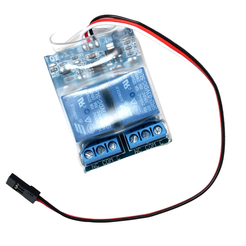 AT12 Relay Switch For Aeromodelling Cars PWM Relay Module With Optocoupler 2-Way Electronic Switch Controller For RC Airplane Dr