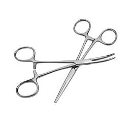 1 Pc Medical Steel Curved Head Hemostatic Forceps Forceps Needle Holder For Pet Hair Towel Clamp Pliers