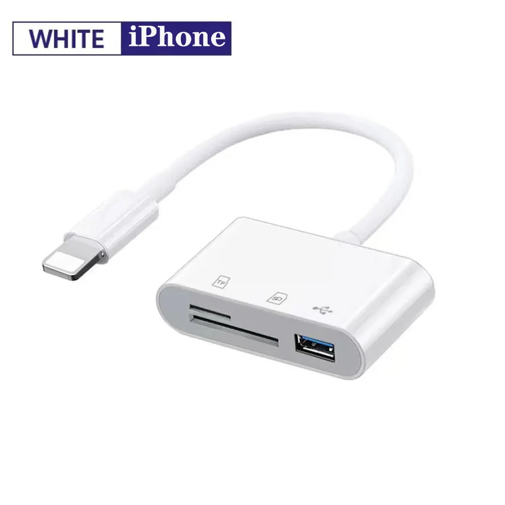 3-in-1 USB/Type C multifunctionele kaartlezer OTG SD TF-kaarten USB-geheugenkaarten Reader Converter voor MacBook Laptop Samsung