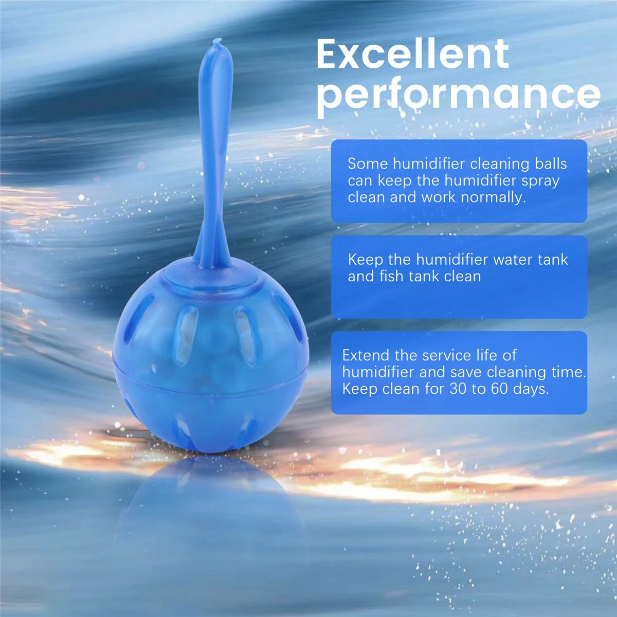 BFYL-10 Pak Bola Pembersih Pelembap Udara untuk ProTec Kaz PC-1 & PC-2, Semua Pelembap Kabut Hangat & Dingin, Memurnikan Air, Menghilangkan Debu & Bau