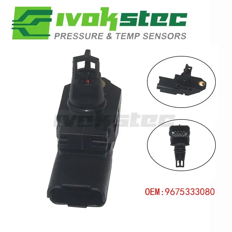 Manifold Pressure MAP Sensor For Peugeot 2008 207 207CC 207SW 208 3008 301 308 308CC 308SW 4008 508 508SW 807 Expert Partner RCZ