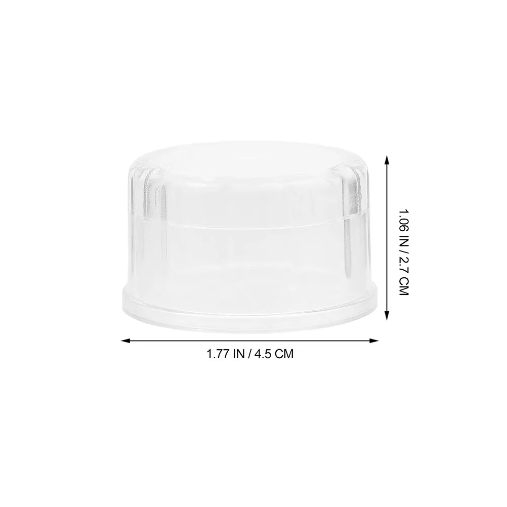5Pcs Clear Resin Shaker Cup Lid Splash-Proof Secure Fit for Protein Shakes Cocktails Beverages Portable Reusable Drink Cover