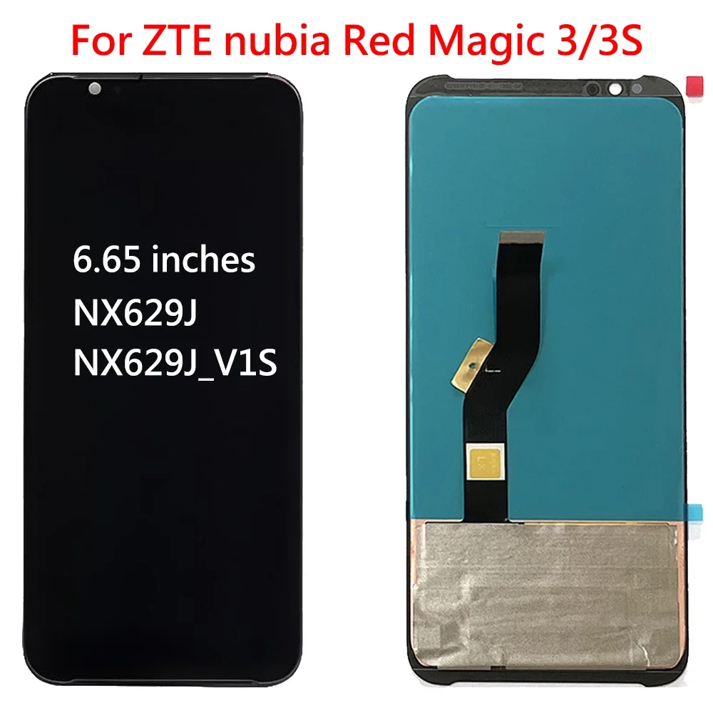 AMOLED For ZTE nubia Red Magic 7 8 Pro 8S Plus 9 Pro 3 3S 5G 5S 6R 6 6S Pro Z40 Z50 Z60 Ultra LCD Display Touch Screen Assembly