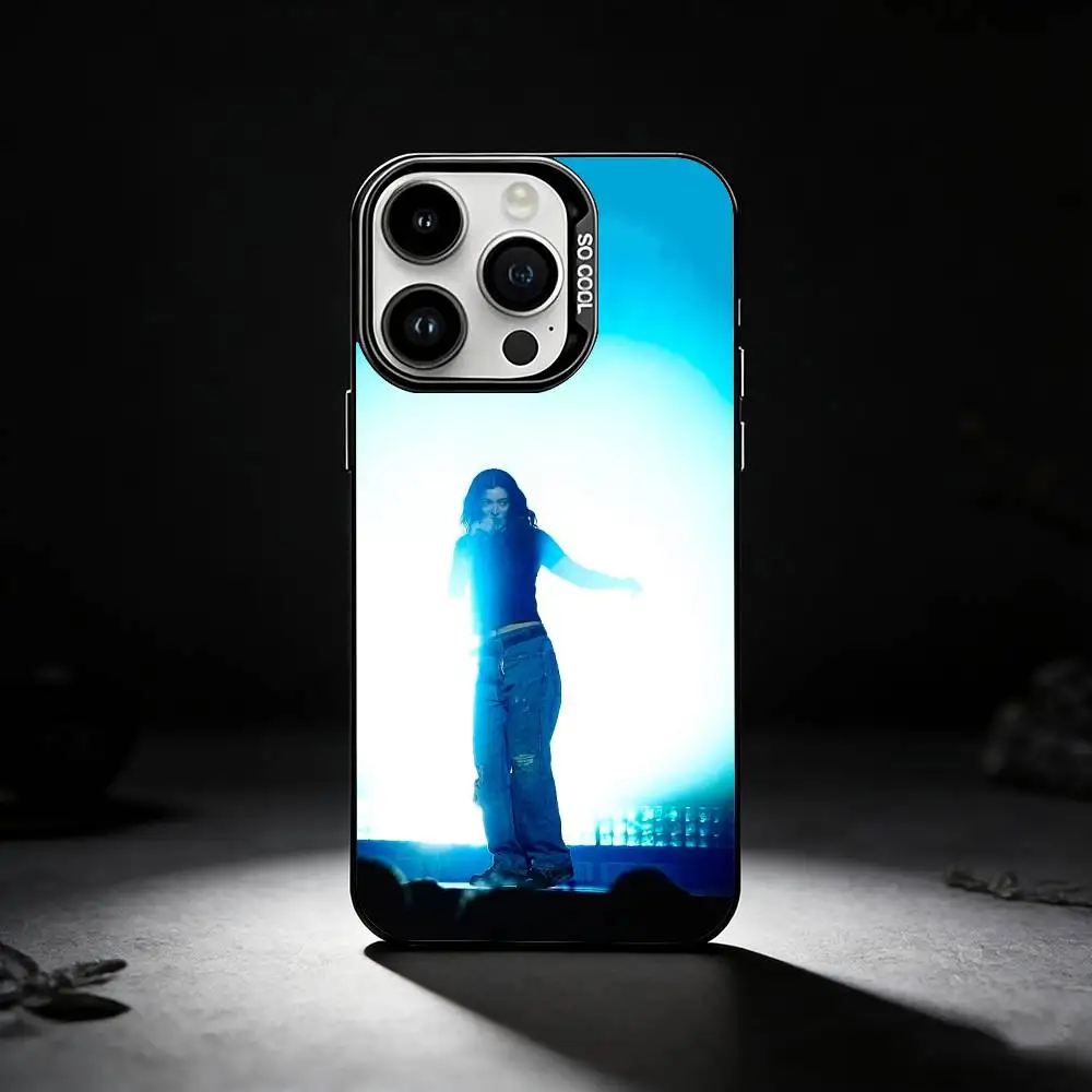 حافظة هاتف S-Singer L-Lorde V-Virgin لهاتف iPhone 17,16,15,14,13,12,11 Plus، Pro Max، XS، حافظة هاتف فضية ملونة #3