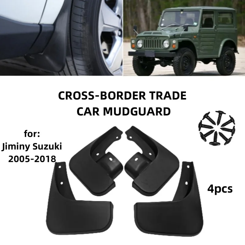 

For 05-18 Jiminy Suzuki and Suzuki Jimny cars Mudguards Fender Mudflaps Front Rear Flares Splash Guards Cover Car Accessorie