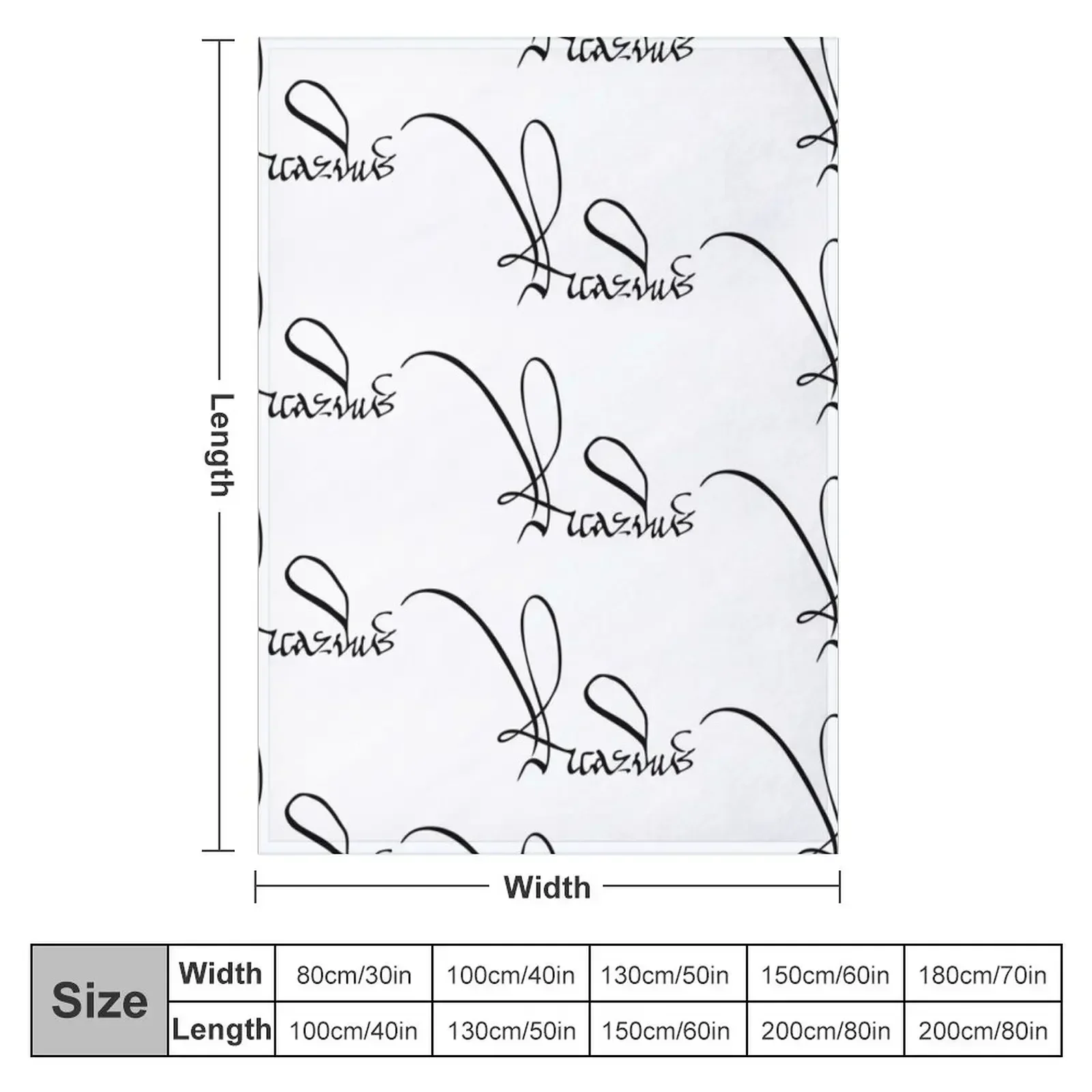 Signature of Richard III of England Throw Blanket couch cozy soft plush fuzzy picnic outdoor blanket