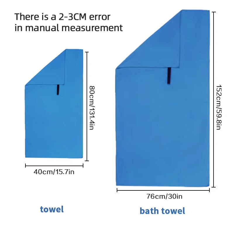 Ультравпитывающее полотенце из микрофибры для спорта и активного отдыха, быстросохнущее, компактное