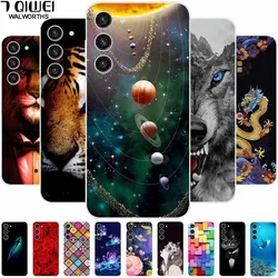For Samsung A25 Case TPU Painted Space Tiger Silicone for Samsung Galaxy A15 4G Soft Cover for GalaxyA15 5G Shockproof Cases