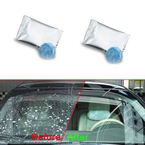 Herramientas de limpieza para ventana de coche, accesorios para lavado de polvo, tabletas efervescentes para parabrisas de coche, limpiaparabrisas sólido, 10 Uds.