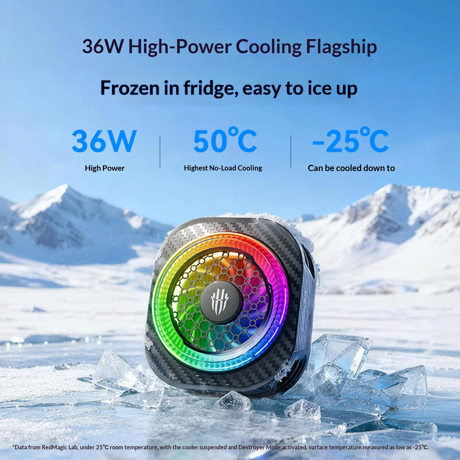 RedMagic 8Pro Magnetic Back Clip Phone Cooler Cooling Magnetic Attraction For Phone Gaming Live Streaming Accessories Gamer Gift view 2