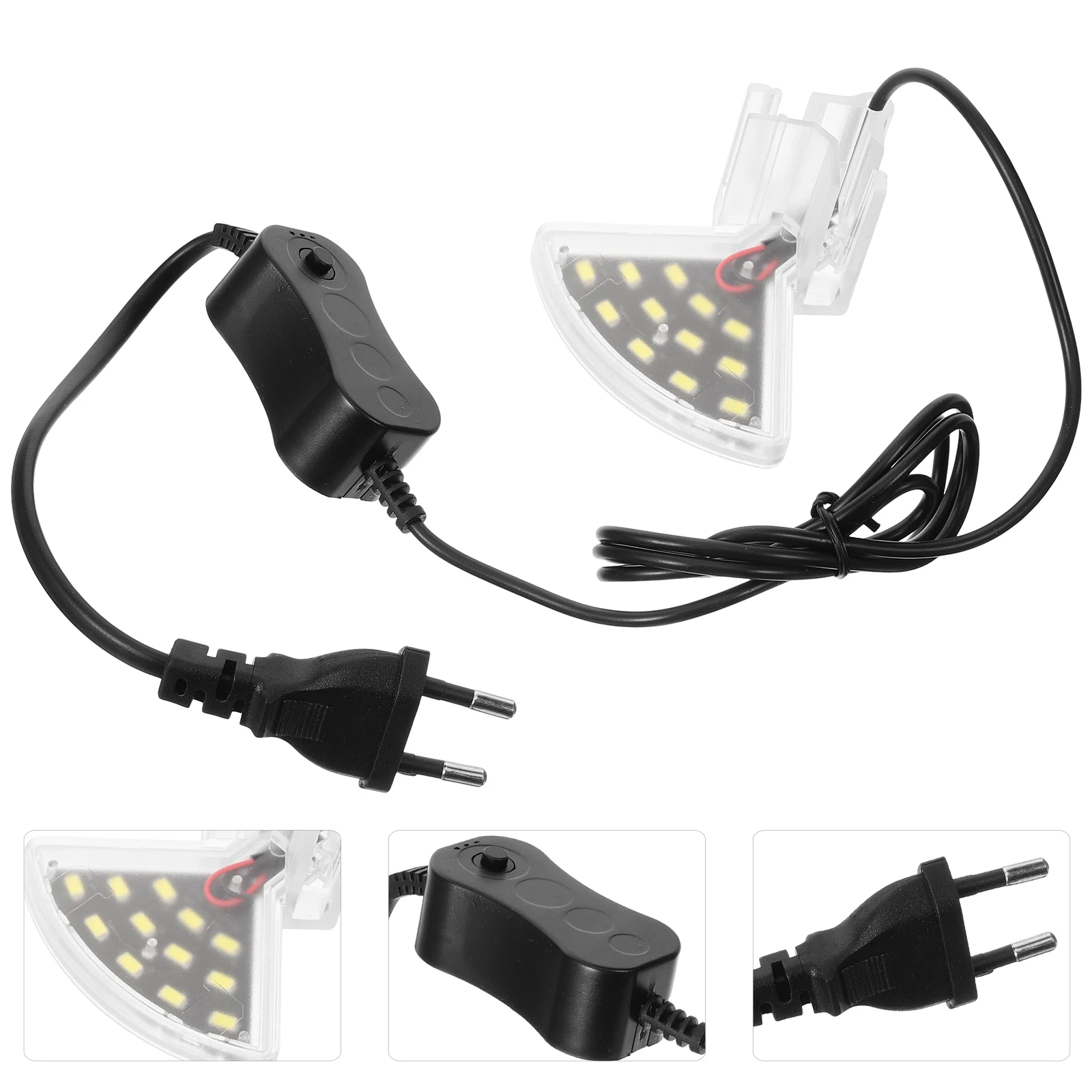 

Light Led Lamp Household Lighting For Eu Plug Compact Reusable Fish Tank Lamp Durable Mini Aquarium Light Professional Fish Tank