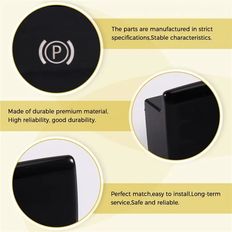 Hot Selling-Park P Button Parking Brake Switch Button 61319193711 9193711 For Rolls Royce Ghost RR4 2010-2018 Wraith Dawn,Park