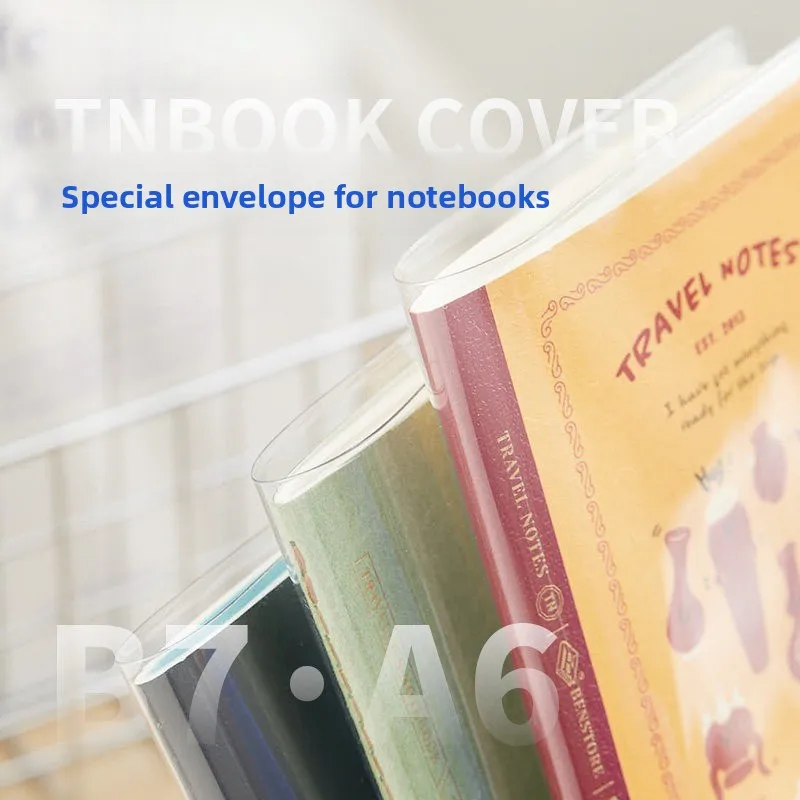 Fromthenon Travel Notebook Standard Passport Waterproof Transparent PVC Cover with Card Holder Journal Book Protector Shell view 4