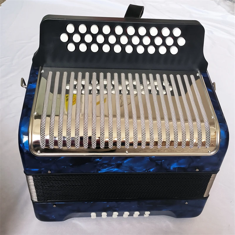 31 Key 12 Bass, 31 Buttons 12 Bass Button Accordion, Bayan Accordions With ABS Case