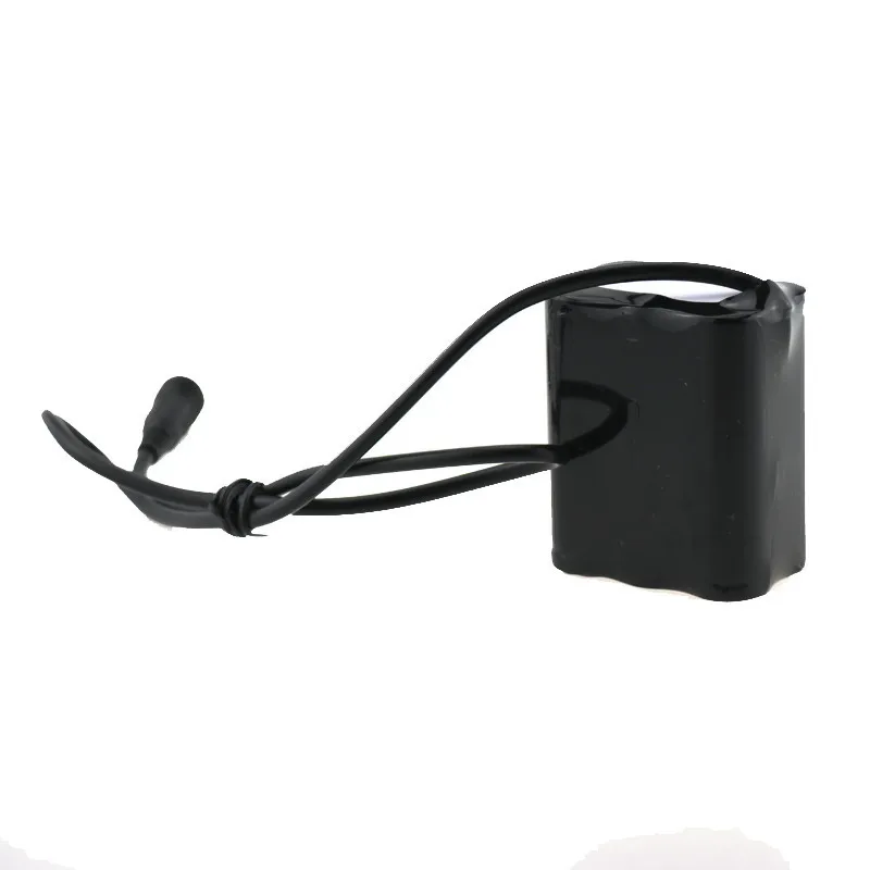 18000mAh 8.4V Waterproof 18650 Rechargeable Lithium Battery Pack 6 Cells for Bike Headlight Bicycle Lamps T6 Auto Lights Devices