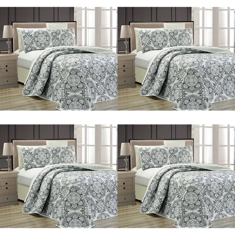 

Fancy Collection 3 Pc Bedspread Bed Cover New
