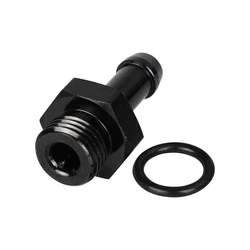 Fit For ORB - 6 AN O Ring Boss to 5/16 8mm Barb Adapter Hose Nylon Fuel Fitting