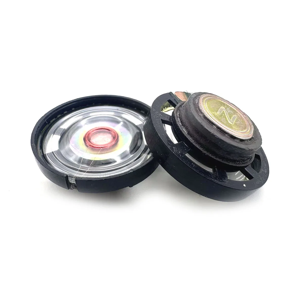 27MM Audio Portable Speakers Plastic Shell 0.25W 8 Ohm Speaker Horn External Magnetic Speaker DIY for Toys/Tape Recorder