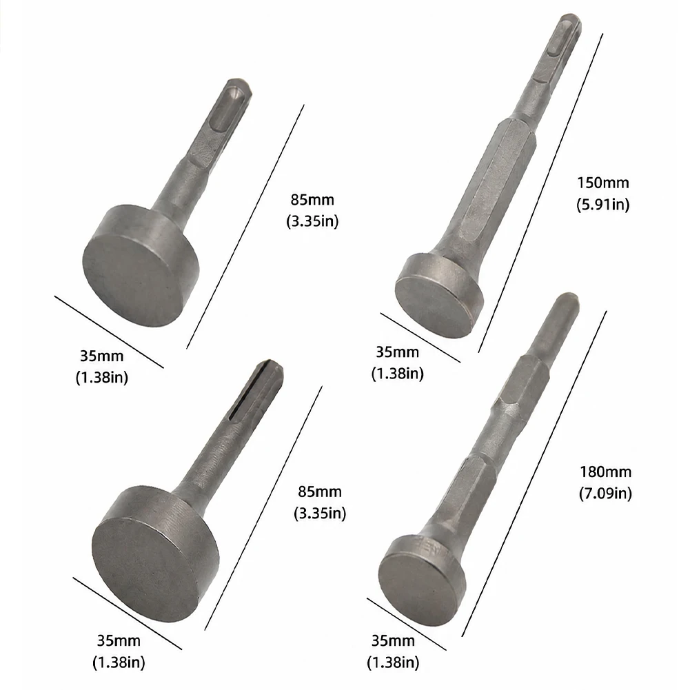 4-Type Ground Rod Driver Ground Compaction Hammer-Head Electric Hammer-Piling Attachment Concrete Finishing Compaction