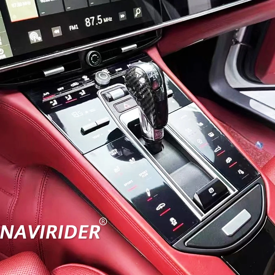 

For Porsche Panamera 2010 - 2016 Accessories Panel Upgrade Petrol Diesel Carplay AC Electric Vents Car Center Console Gear Shift