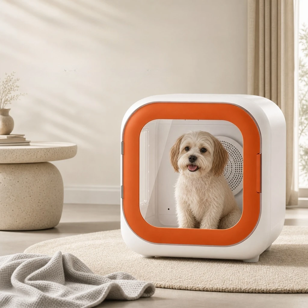 Automatic Pet Drying Box Household Constant Temperature Cat Dryers Silent Large Capacity Intelligent Dryer Pet Grooming Supplies