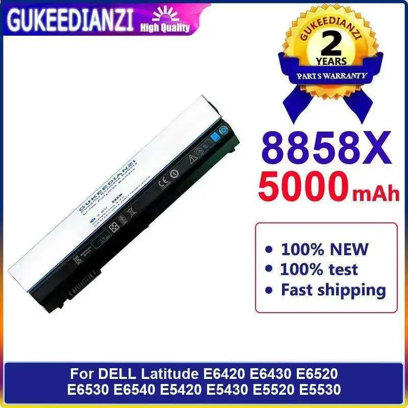 

8858X 5000Mah Laptop Battery Fast Charging For Dell Latitude E6420 E6430 E6520 E6530 E6540 E5420 E5430 E5520 E5530