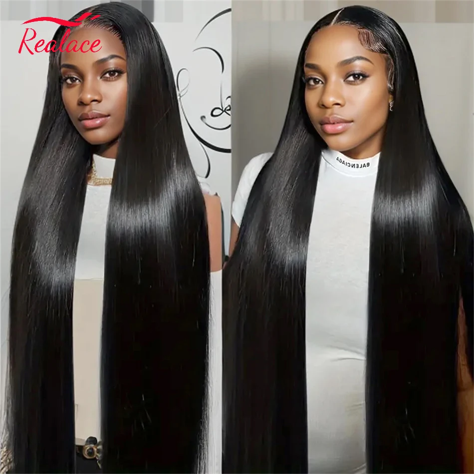 30 38 Inch Straight Lace Front Wigs Human Hair 13x6 Hd Lace Frontal Wig Brazilian Remy Bone Human Hair 13x4 Lace Wig For Woman