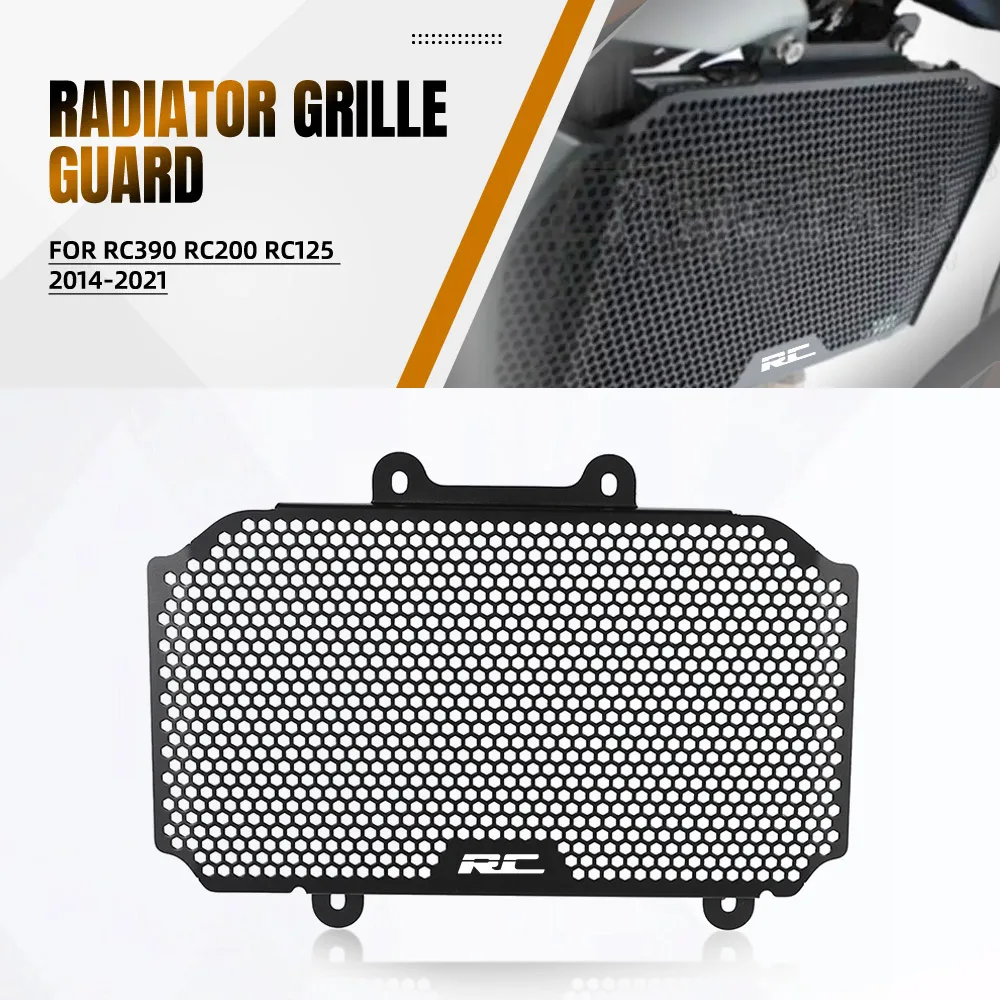 

FOR RC390 RC200 RC125 2014 2015 2016 2017 2018 2019 2020 2021 Radiator Guard Grille Oil Cooler Protection Cover RC 390 200 125