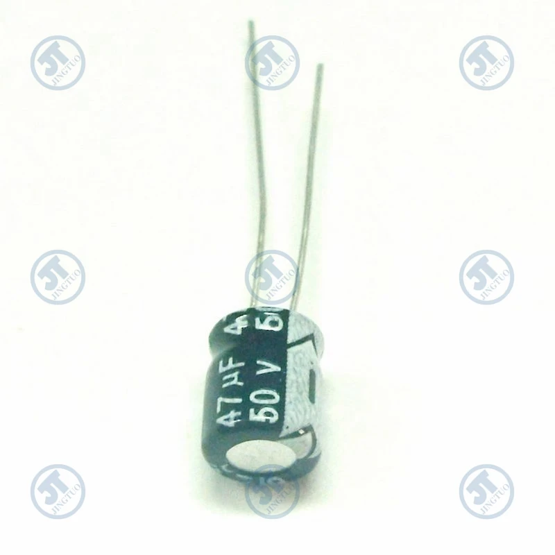 20pcs 47uF50V 50V47uF 47MFD 50WV 6*7mm Radial Aluminum Electrolytic Capacitor