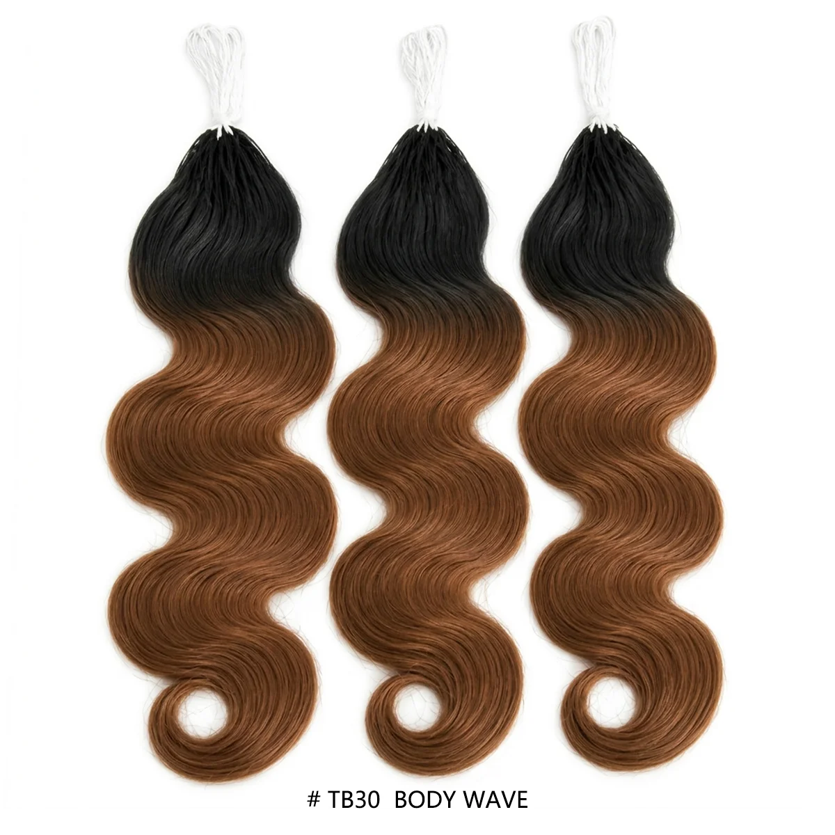 Luxury TB30 Highlight Body Wave Crochet Human Hair 12A Grade Feather Extensions Miracle Knots Invisible Knotless Pre Separated Braiding Hair Boho Style For Women view 5